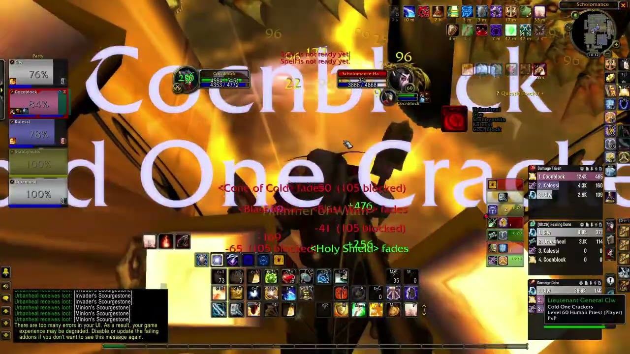 TBC Pre-Patch Scholo Boost (230 Mobs 30 mins, all bosses)