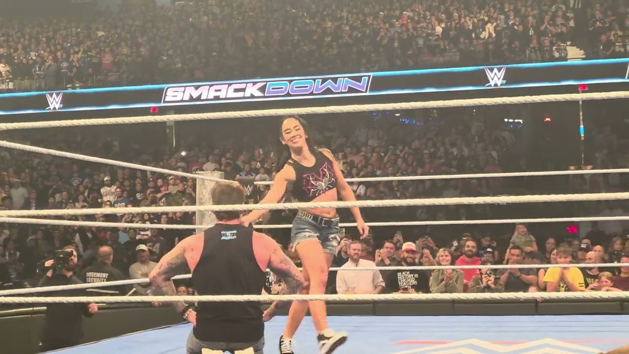 AJ Lee returns to the WWE after 10 years (2025, 09-05 at WWE Smackdown in Chicago, IL)