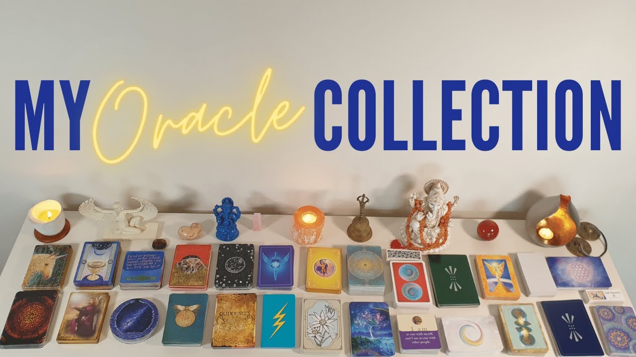 I Reconnected With My Oracle Card Collection 💫 | Deck Tour + How I Use Them Intuitively