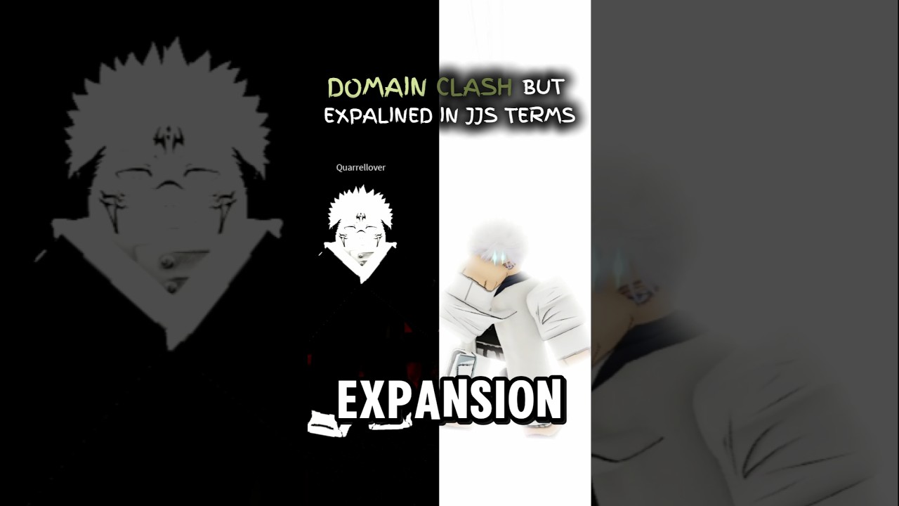 КОНФЛИКТ ДОМЕНОВ, НО ОБЪЯСНЕННЫЙ НА ЯЗЫКЕ JJS #gojo #roblox #jjk #jjs #yuji