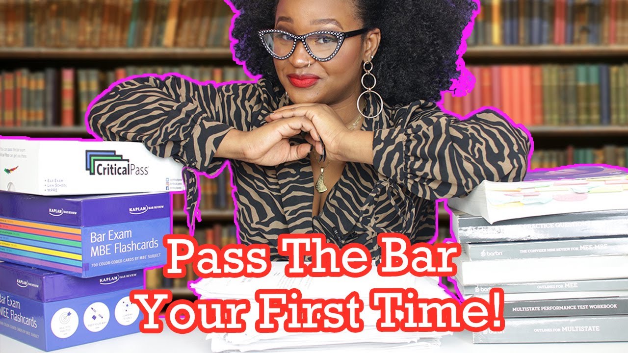 Pass The Bar Your First Time! | What I Wish I Knew Before the Bar...