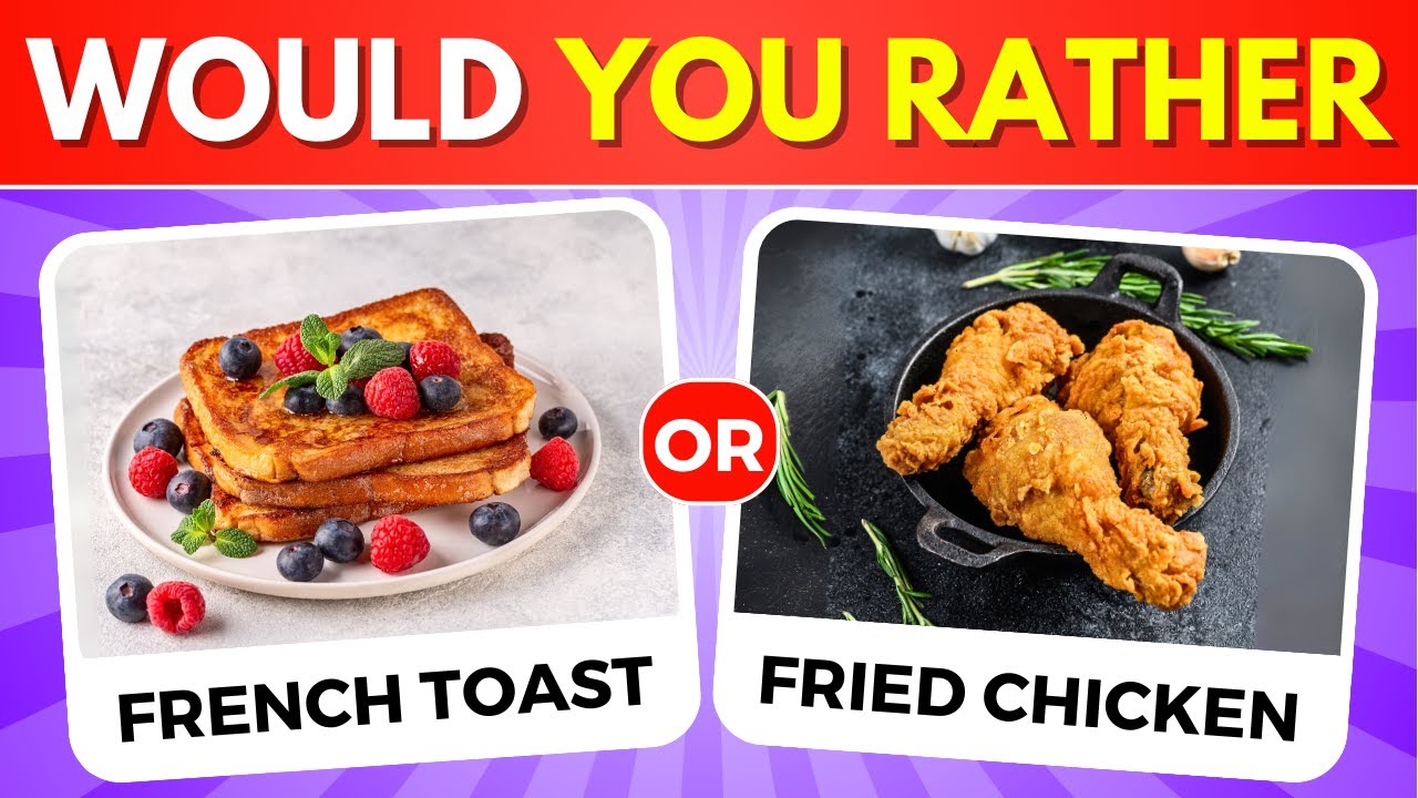 Would You Rather...? Breakfast vs Dinner 🥐🍔 Mind Joggers Quiz