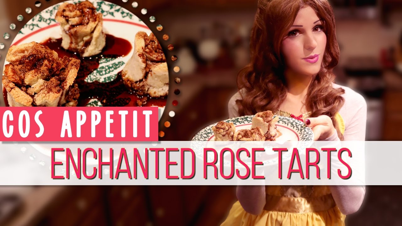 Enchanted Rose Tarts with Belle! || Cos App&eacute;tit! || MangoSirene
