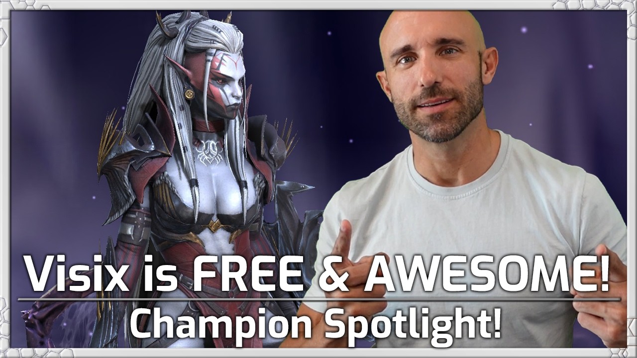 VISIX Crowd Control Queen! Free & Awesome!  Champion Spotlight! - RAID Shadow Legends!
