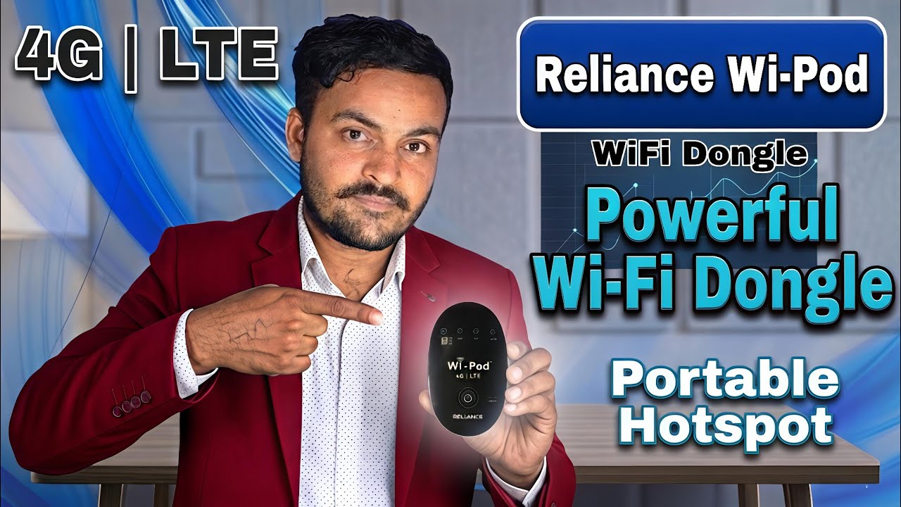 Reliance Wi-Pod 4G/5G LTE All Sim Support Unboxing and Review Install and Password Reset Full Detail
