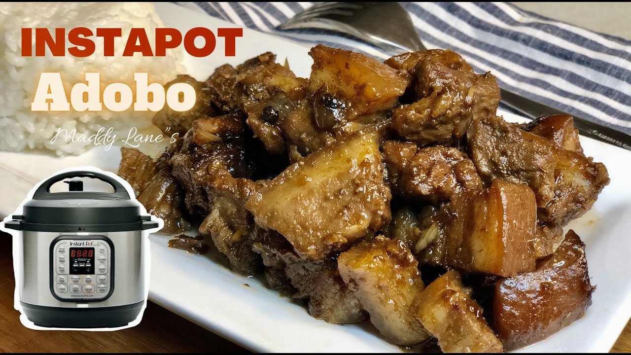 NANAY'S ADOBO|EXACT MEASUREMENTS|INSTANT POT ADOBO PORKBELLY| #Lutongilonggo #MaddyLane's #easycook