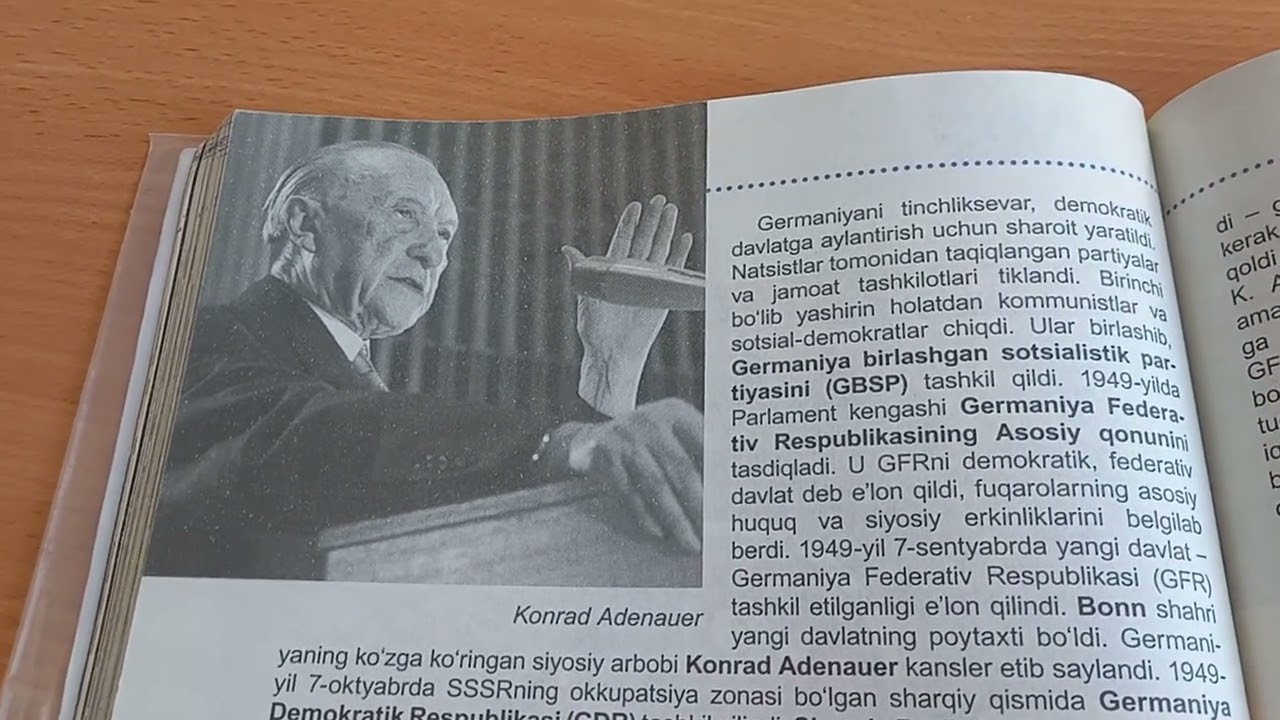 10-sinf Jahon tarixi GERMANIYA