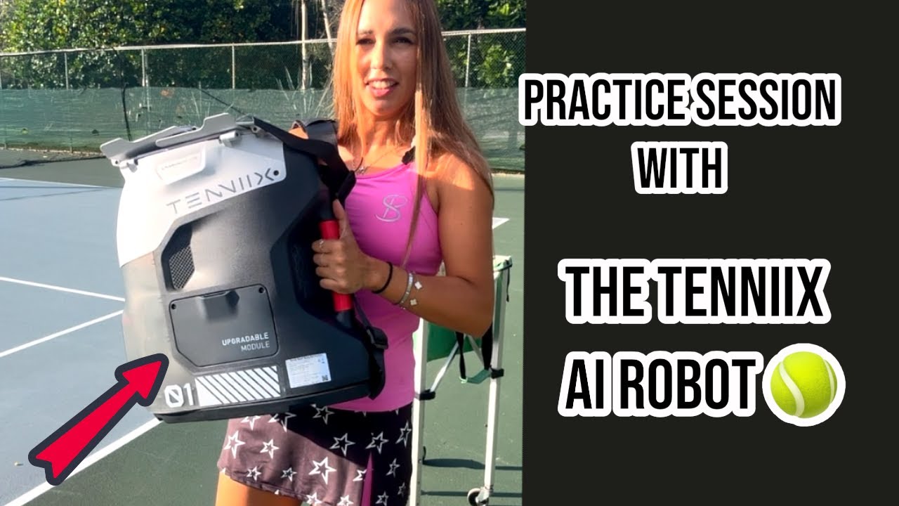 Моя тренировка с роботом Tenniix AI! 🎾