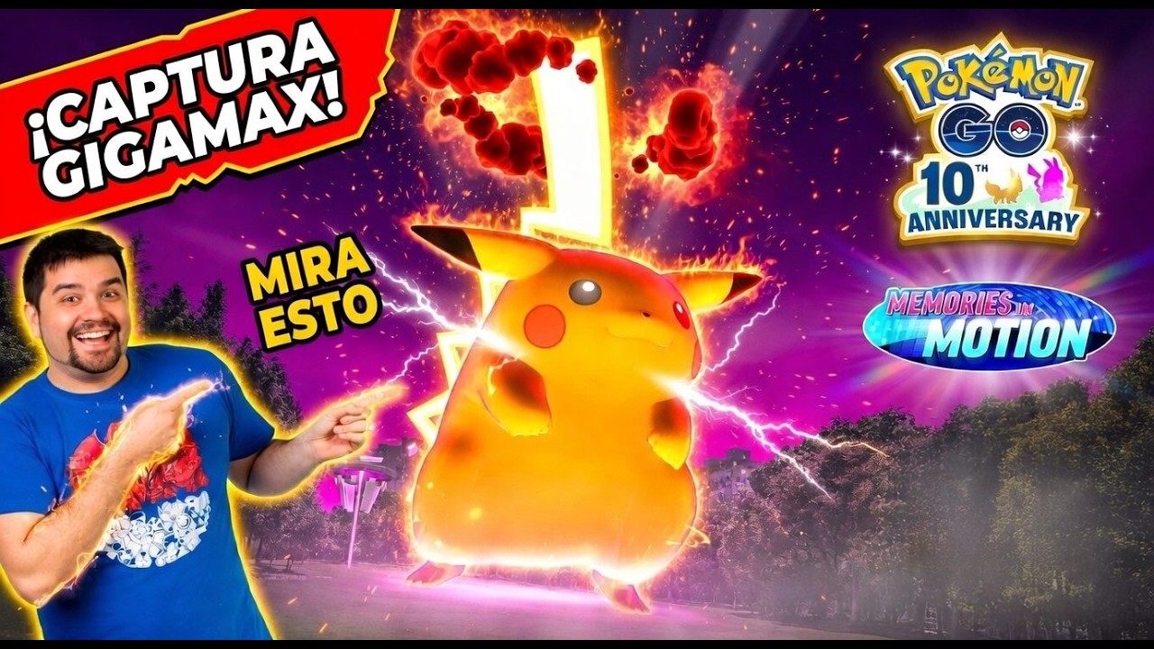¡OFICIAL! LLEGA PIKACHU GIGAMAX SHINY a Pokémon GO ⚡ Día de Combates Max