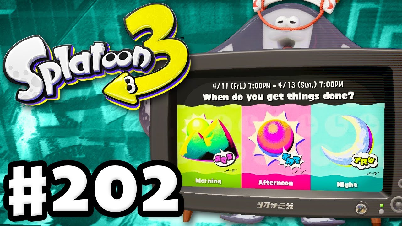Splatfest Sneak Peek! Morning vs. Afternoon vs. Night! - Splatoon 3 - Gameplay Walkthrough Part 202