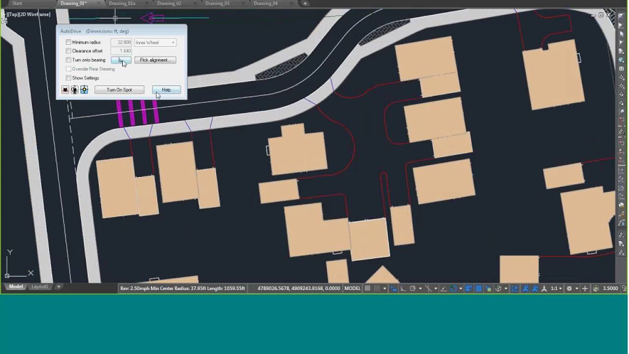 Autodesk Vehicle Tracking for vehicle movement analysis
