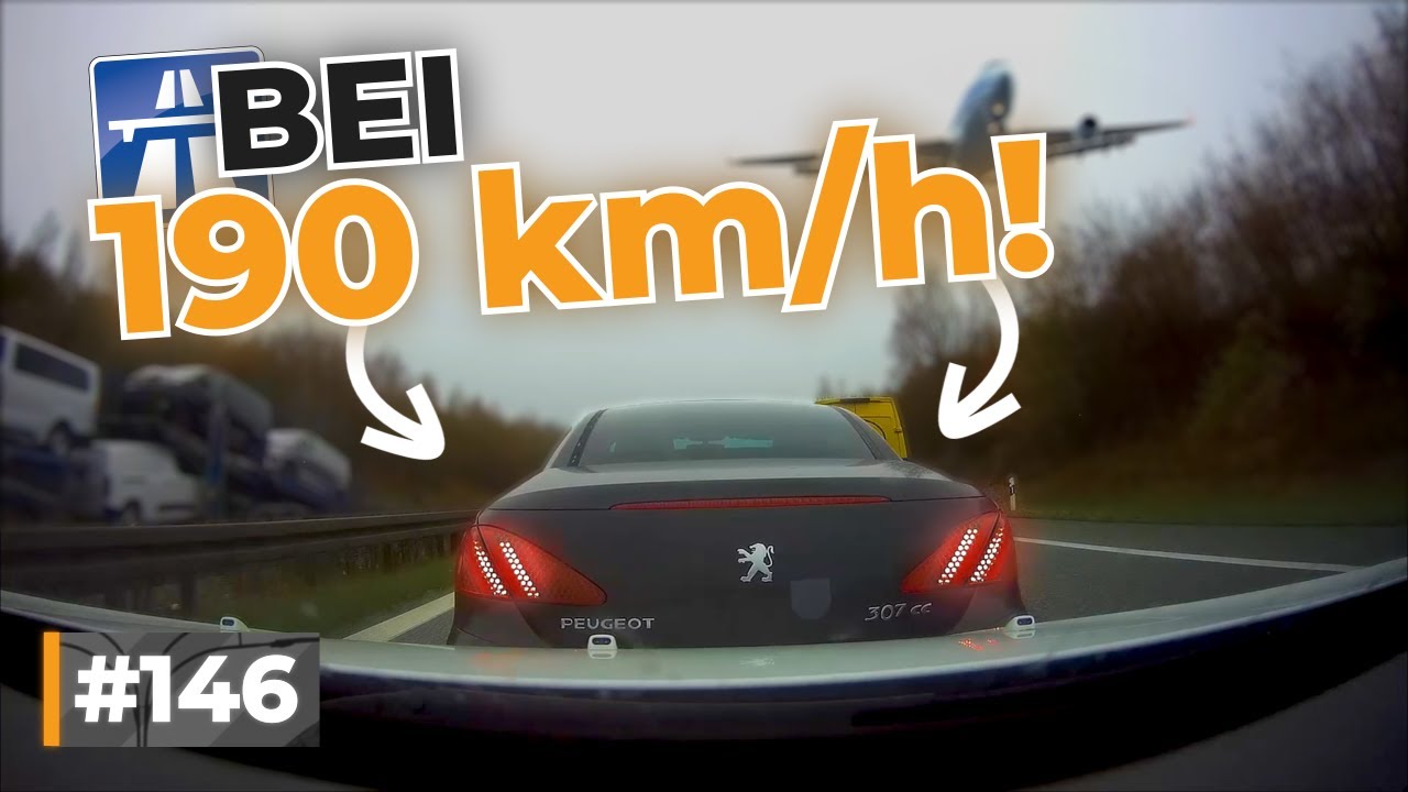 2x Unfall (!) in einem Clip, irres Rüberziehen und knappes Schneiden | #GERMAN #DASHCAM | #146