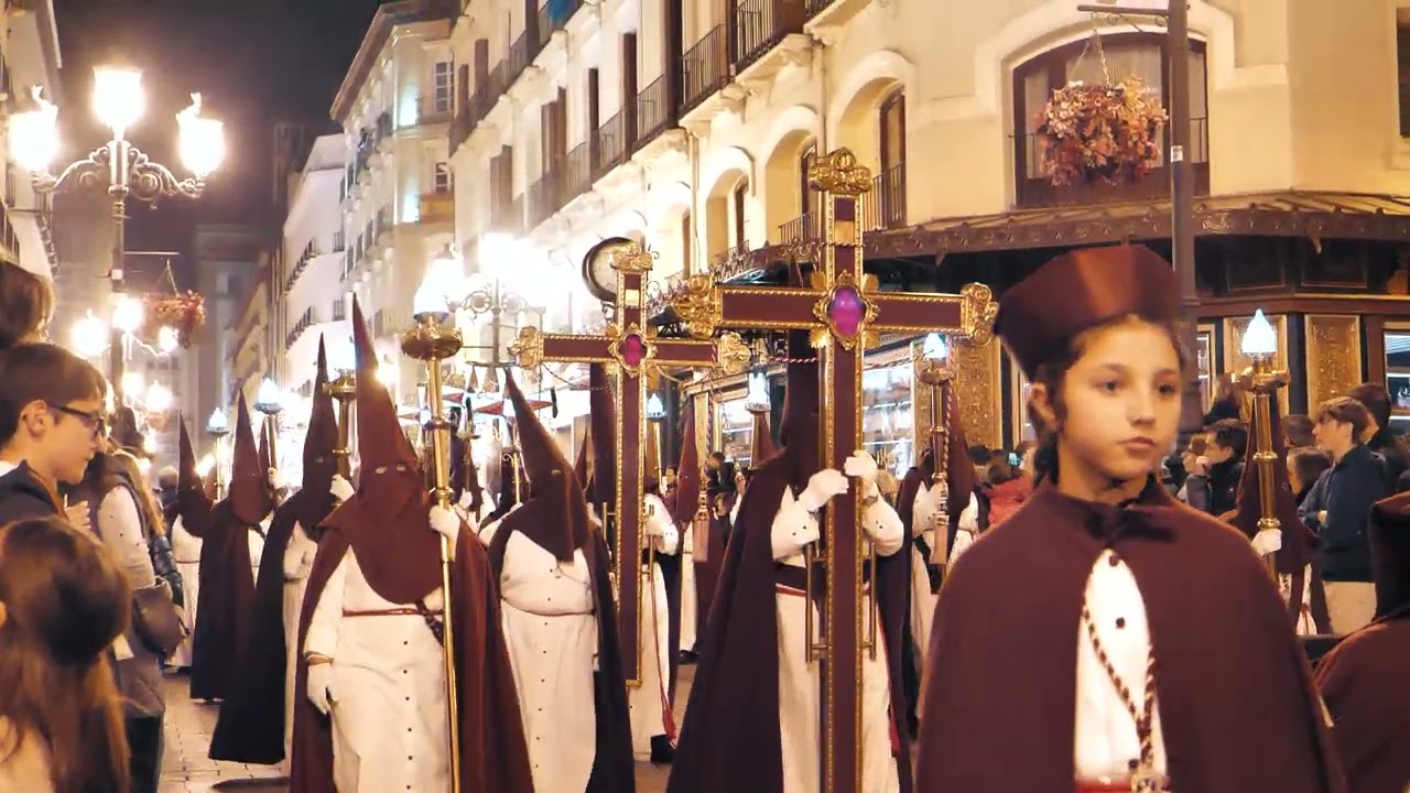 Cofradía de Jesús Camino del Calvario. Procesión del Encuentro Semana Santa zaragozana de 2023