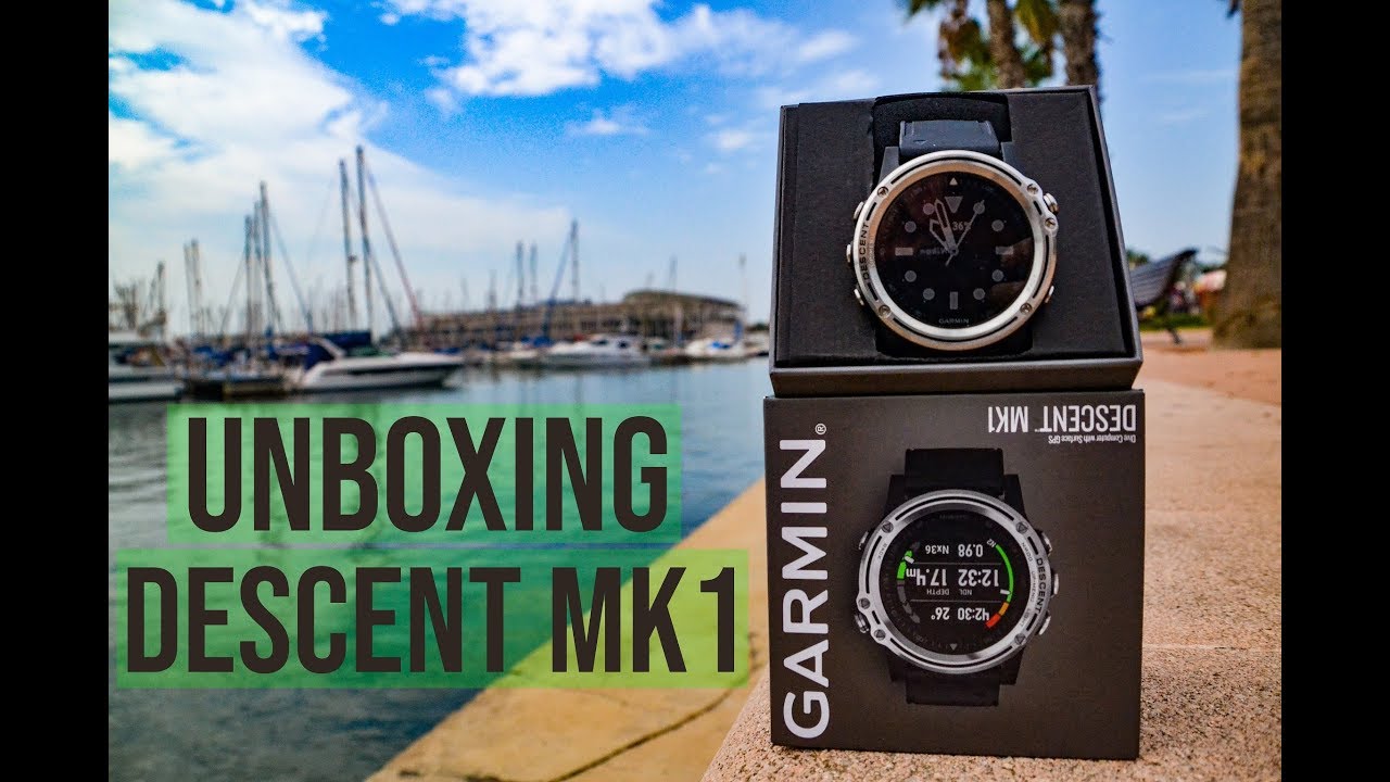 Unboxing Garmin Descent mk1