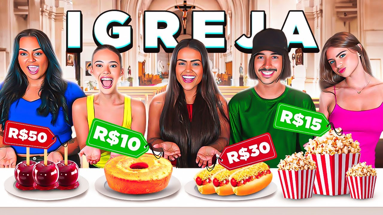 TODA COMIDA DE IGREJA QUE VOCÊ COMER EU VOU PAGAR!!! (ÀS CEGAS)