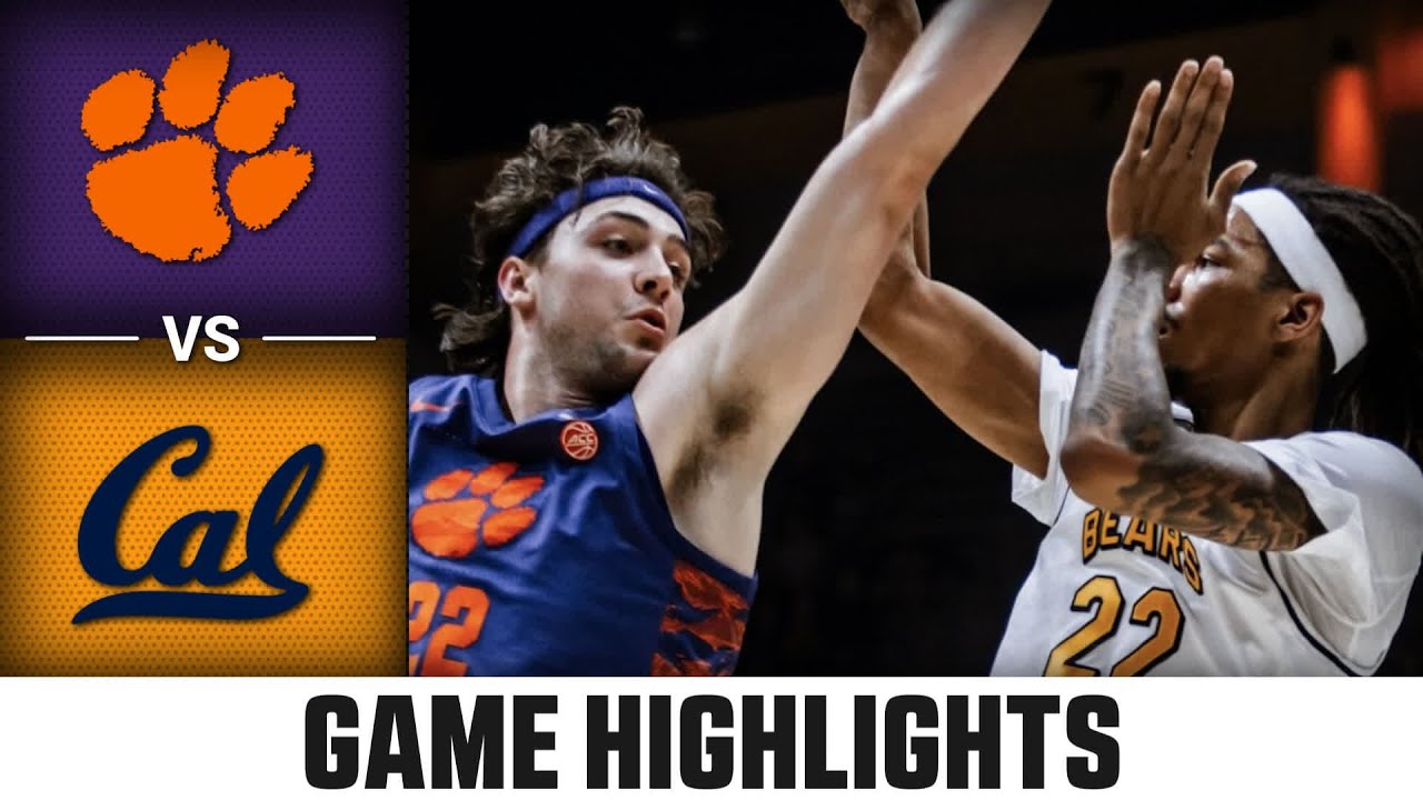 Clemson vs. Cal Game Highlights | 2025-26 ACC Men's Basketball