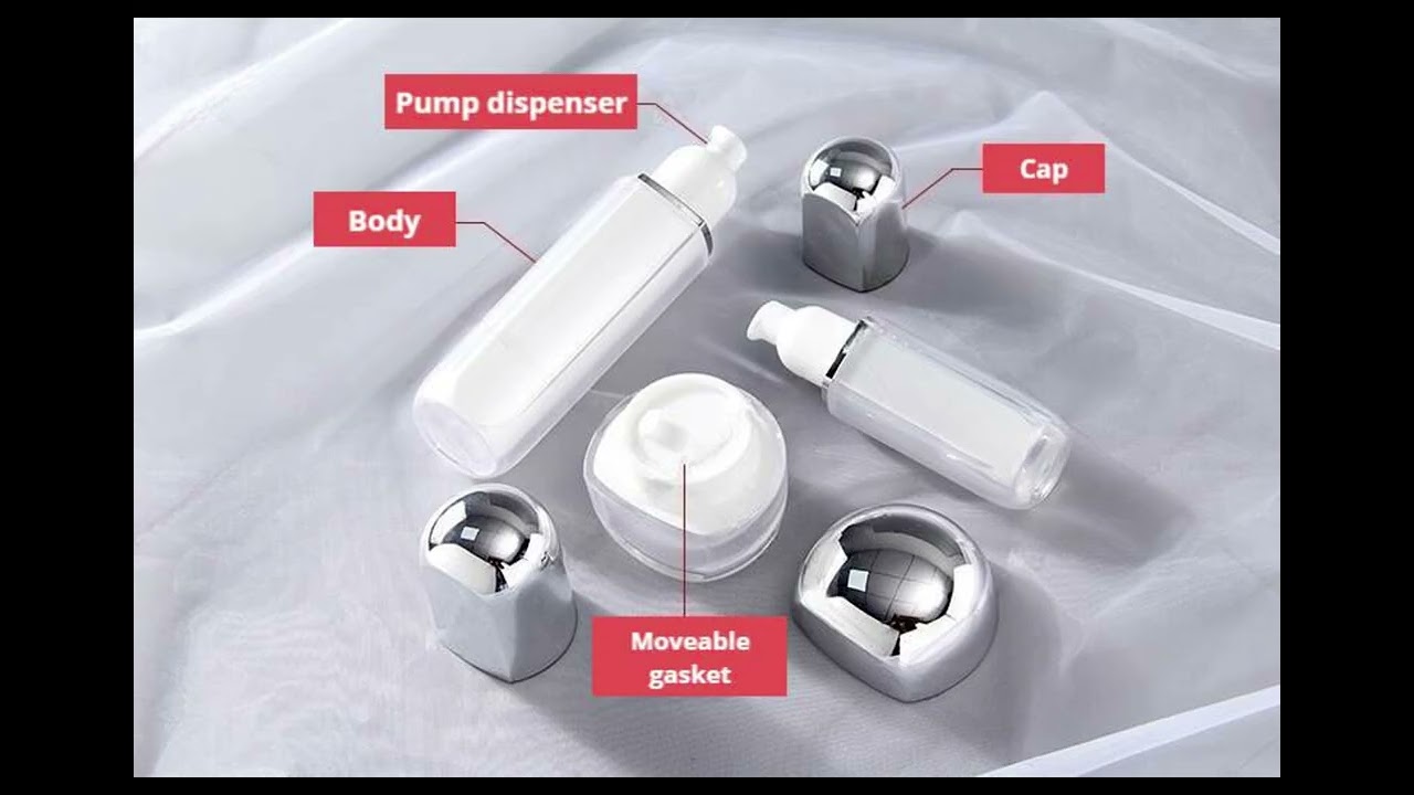 BP042~Ready stock Ready Stock skin care PMMA kit container Empty PMMA Jar lotion pump bottles
