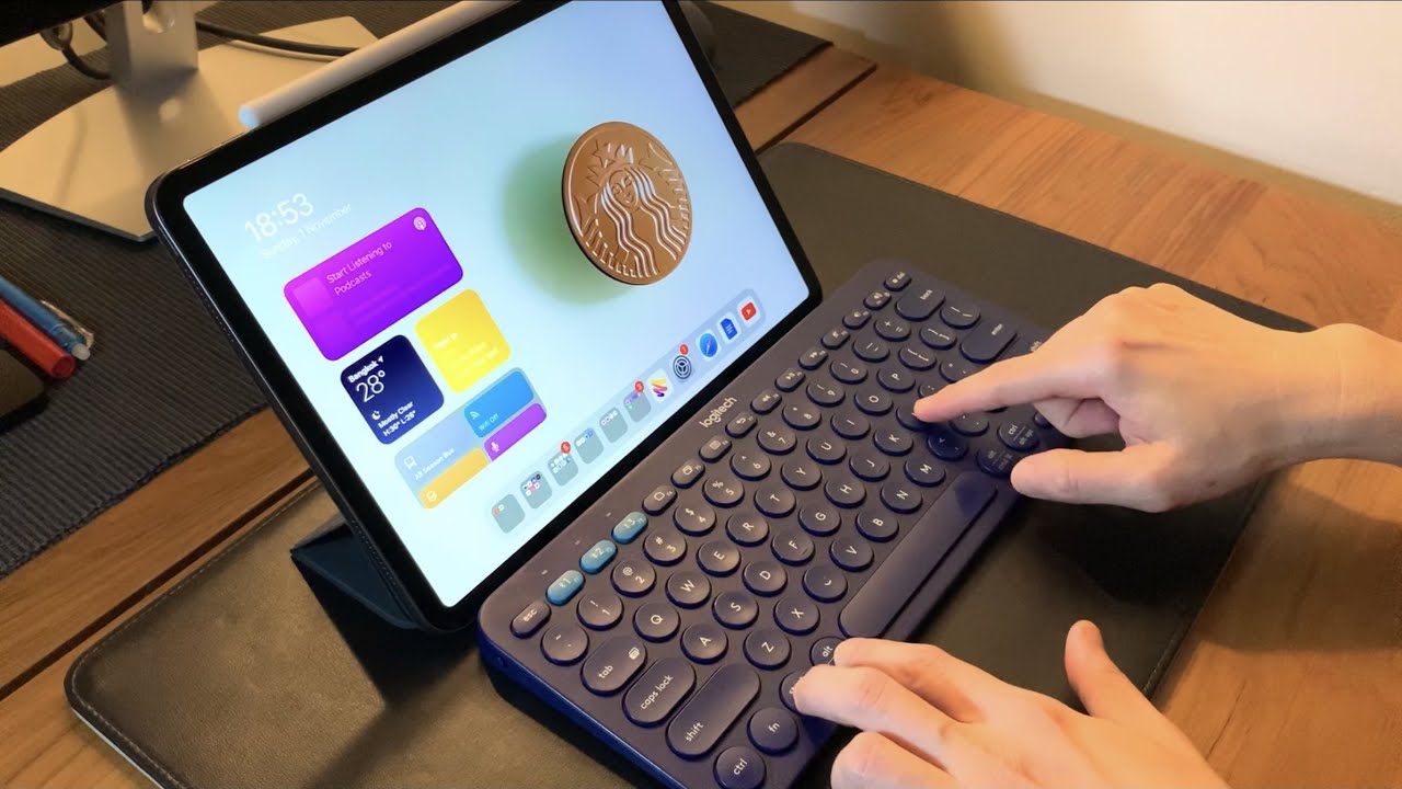Сочетания клавиш и советы для K380 на iPad