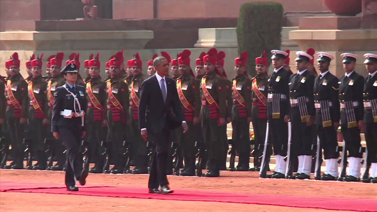 Ceremonial welcome of President Barack Obama of the United States of America