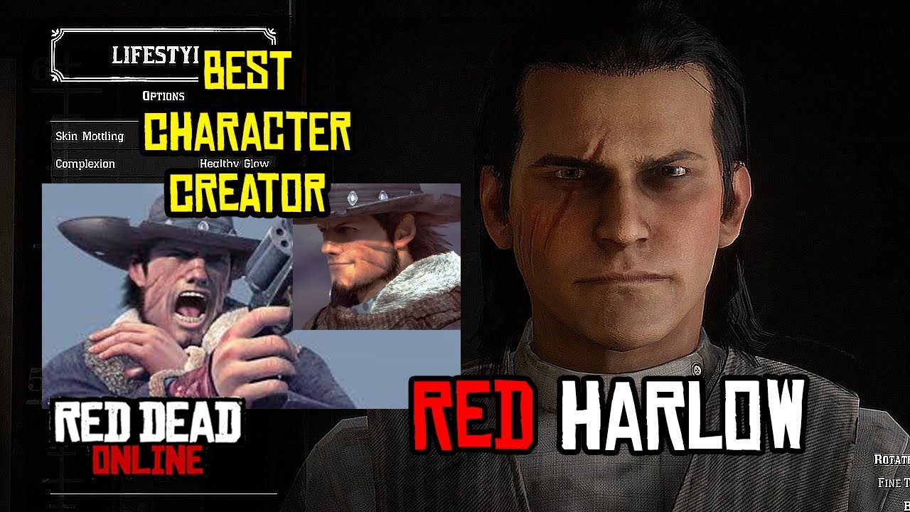 Red Dead Online RED HARLOW (Best NEW Version) RDR 2 ONLINE CHARACTERS
