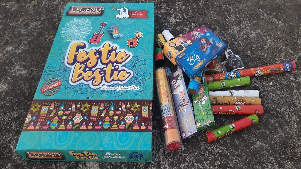 Legend's Fireworks | 40 ITEMS | Crackers Gift Box 2022 | Night Crackers Testing 2022