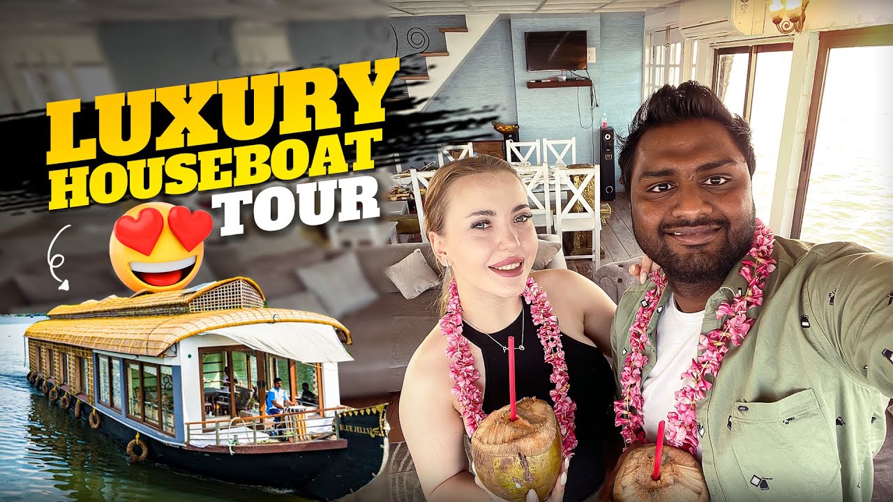 Staying at Luxurious Houseboat in Alleppey😍|| Kerala ||Must Visit