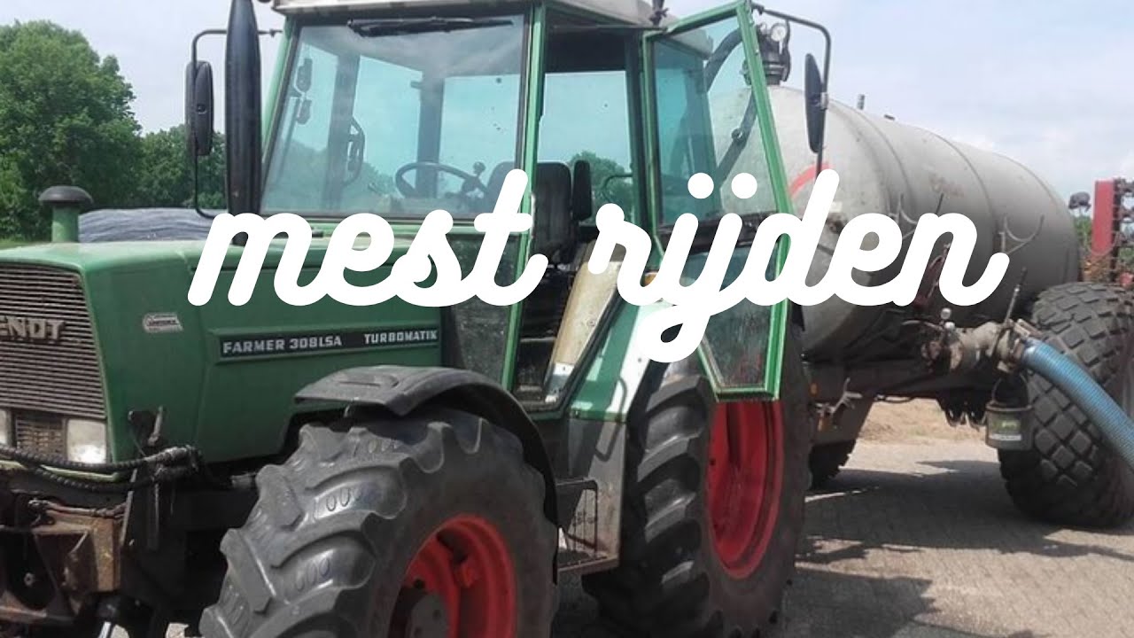 eerste mest rijden / first fertilize of the year