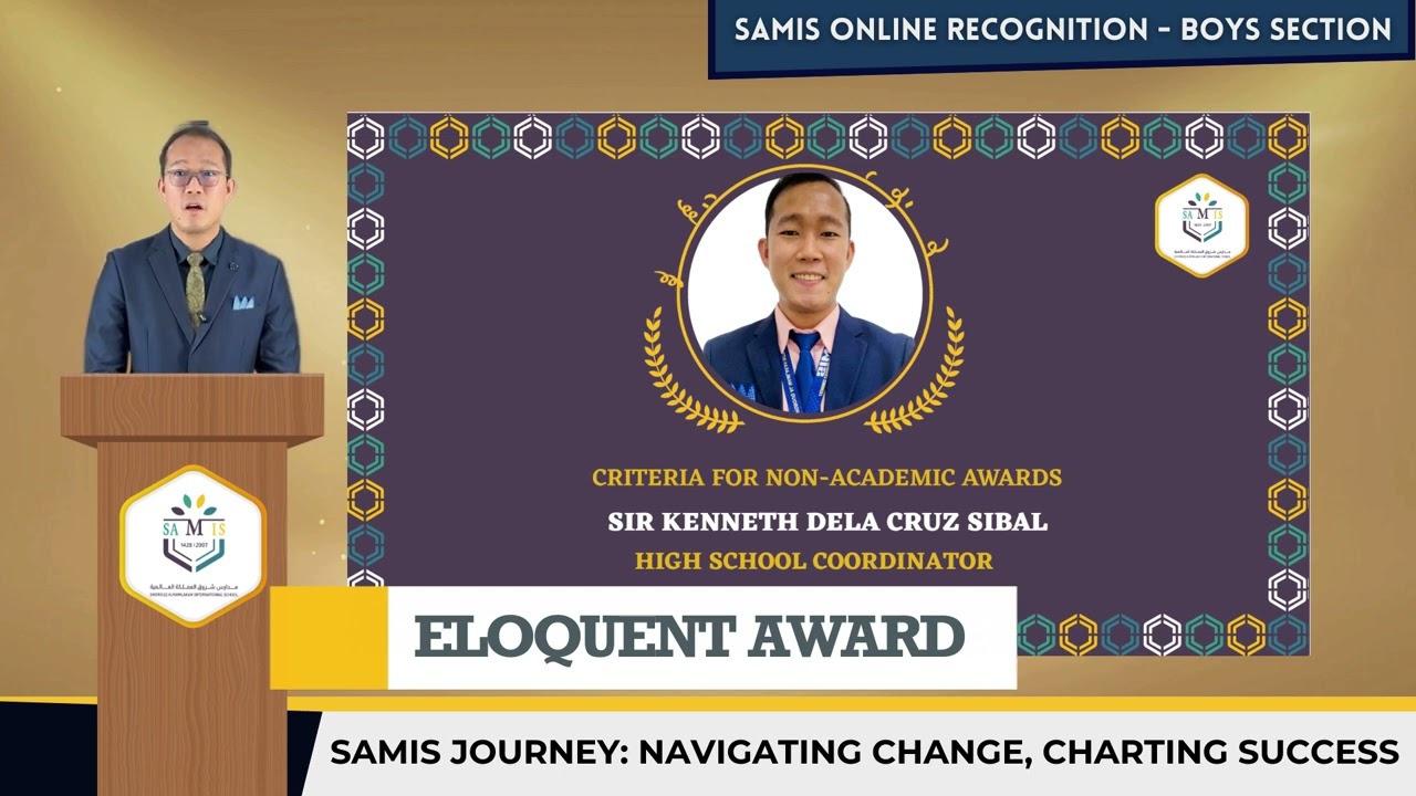 Boys Section - Recognition Rites Academic Year 2024-2025