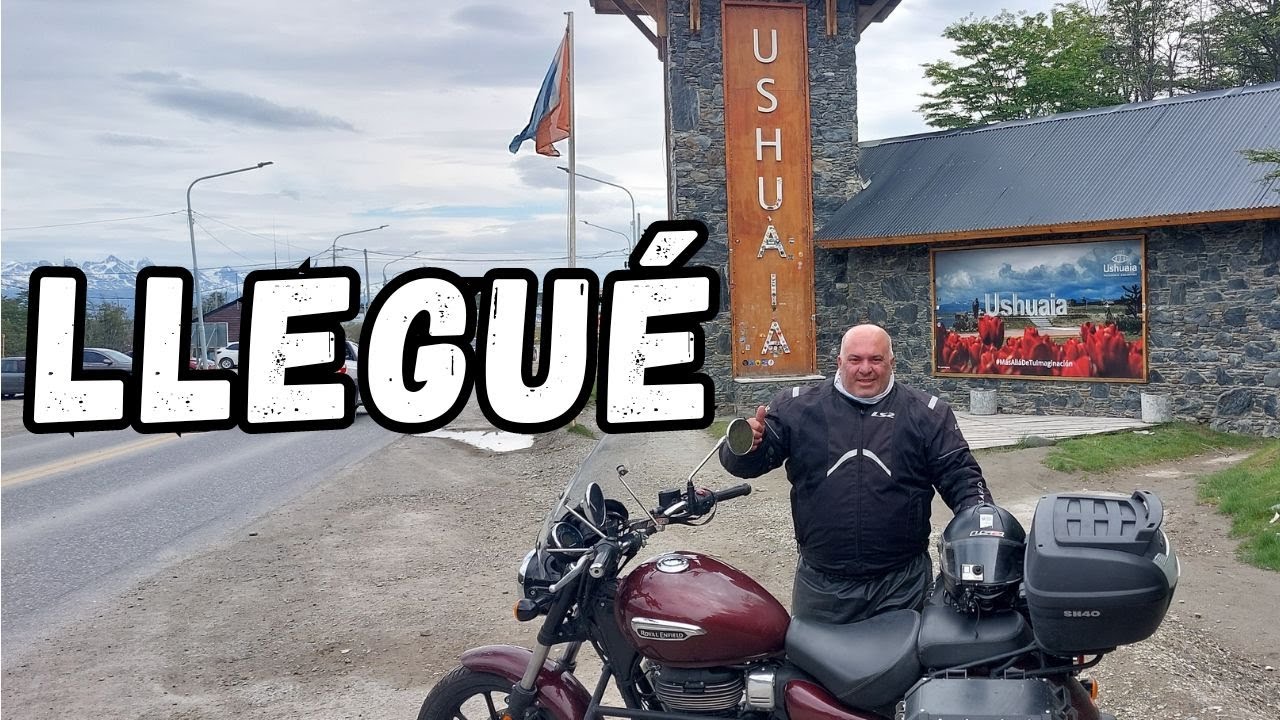 LLEGE A USHUAIA CON MI RE METEOR 350