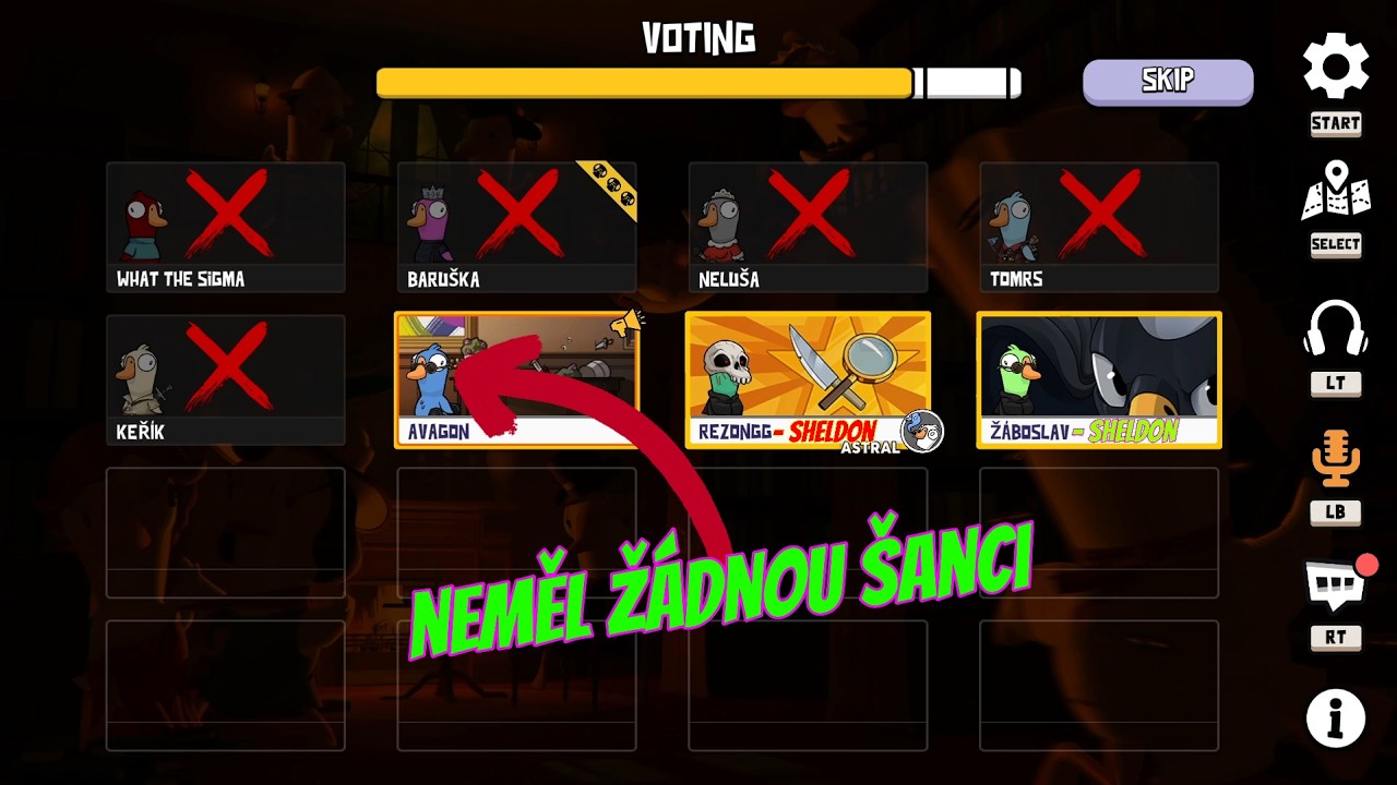 Nejlepší Záchodový Rozvrh v Goose Goose Duck  /w @zaboslav1