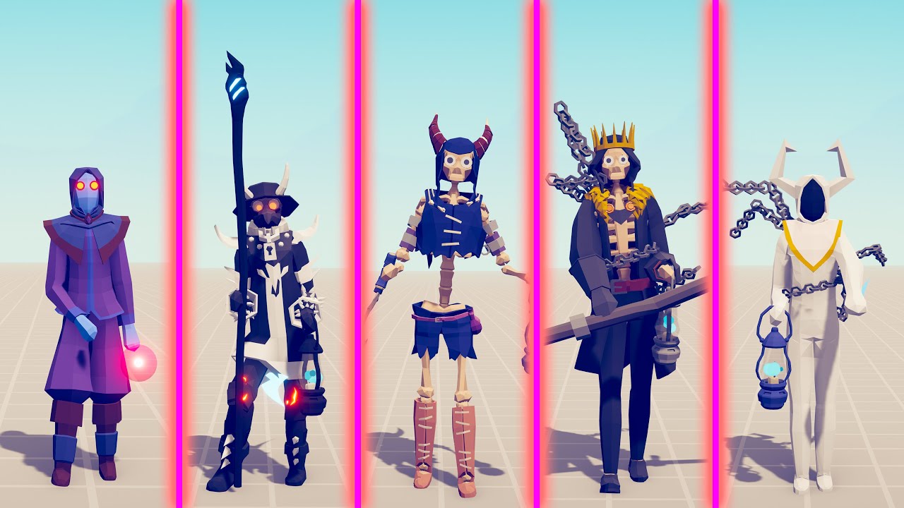 EVOLUTION OF NECROMANCER - Totally Accurate Battle Simulator TABS