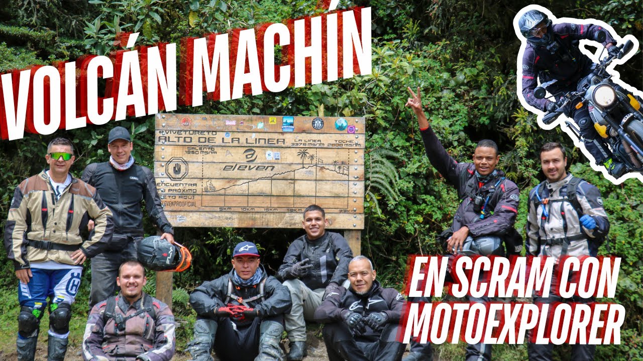 SCRAM 411 VISITA A UNO DE LOS VOLCANES MAS PELIGROSOS DE COLOMBIA - VOLCAN MACHIN