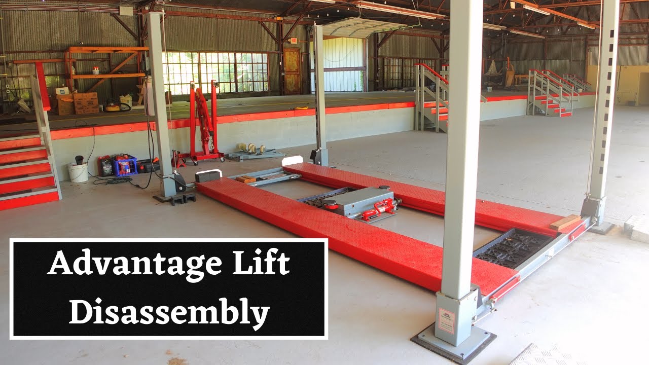 Advantage Car Lift Disassembly