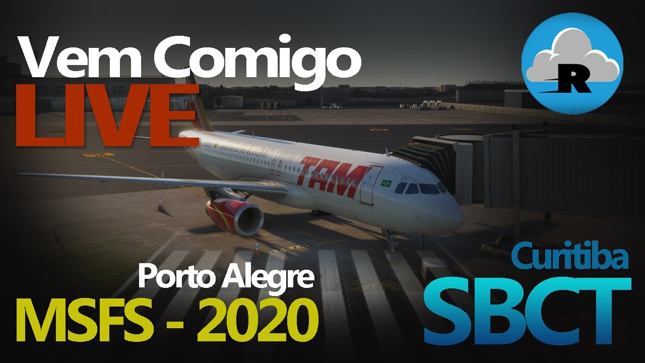 AO VIVO | A320 ✈️ Vamos voar de Porto Alegre para Curitiba | MSFS 2020