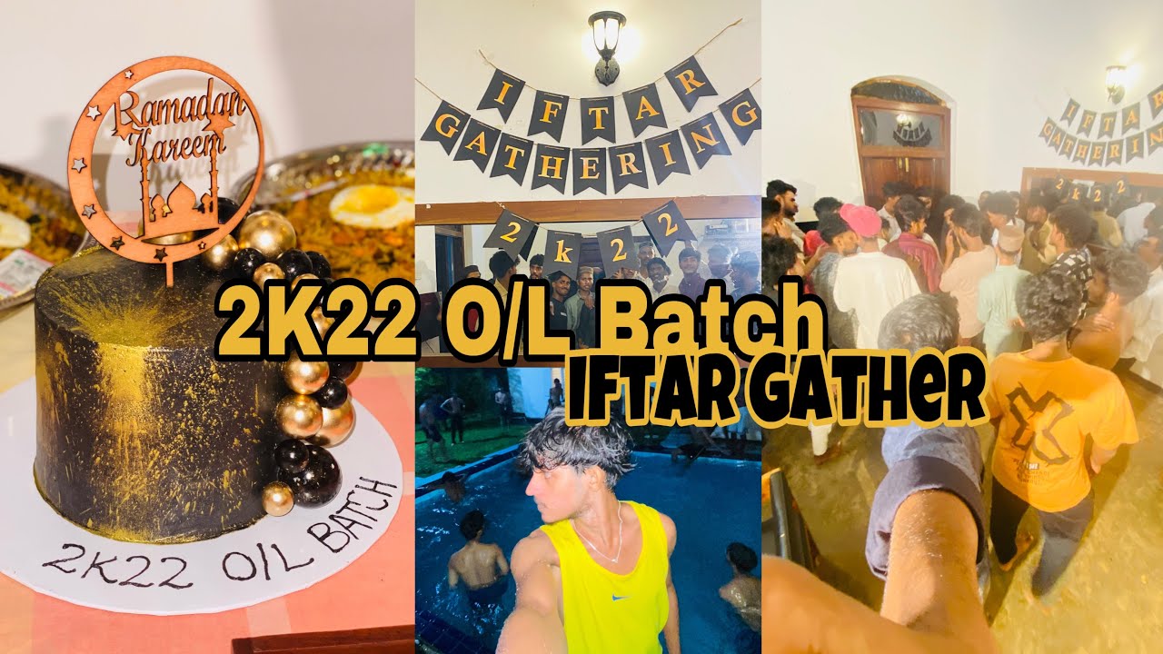 நெனச்சது ஒன்னு😱 நடந்தது ஒன்னு😂 2k22 O/L Batch Iftar Gathering Full Vlog😻 -  @ruzyview