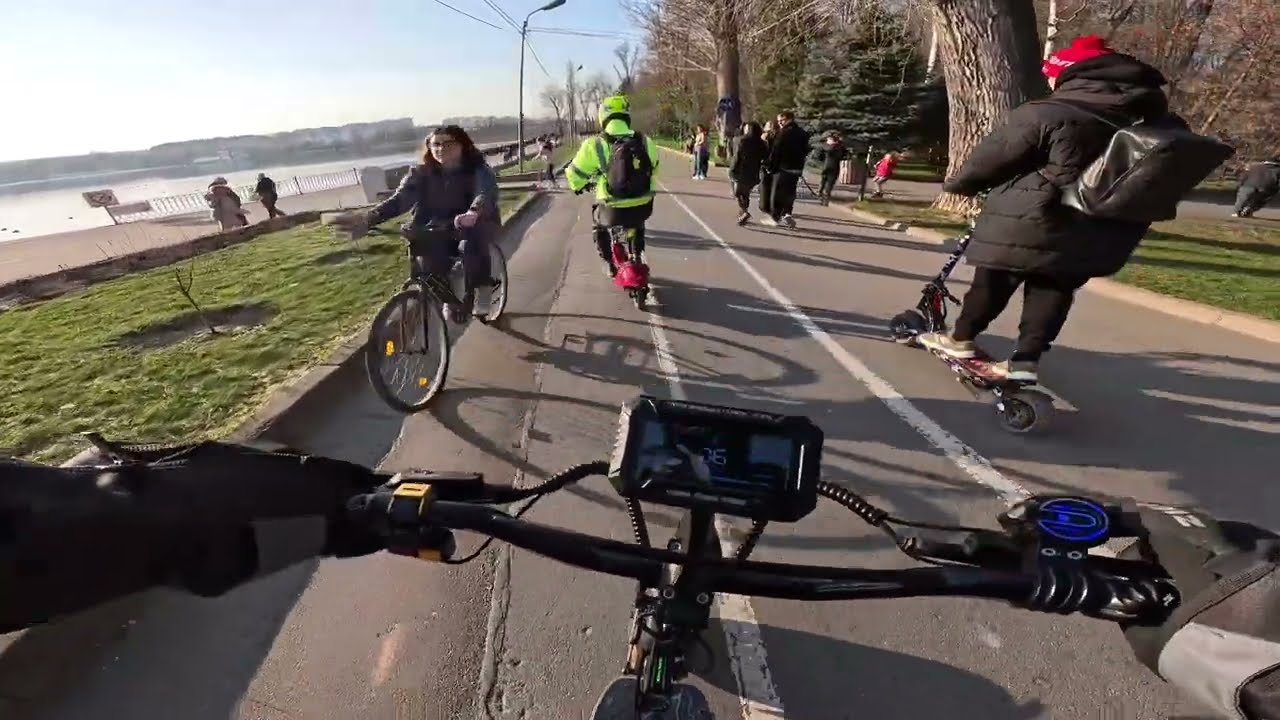 Dualtron -drive with friends 60-70kmh part 2