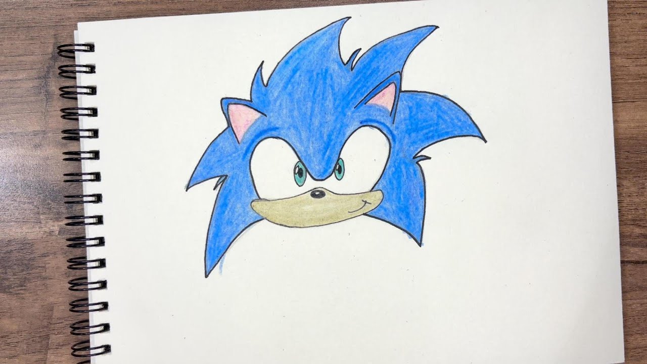 Sonic Nasıl Çizilir? | Adım Adım Kolay Sonic Çizimi ✏️💙 #sonic #drawing #art