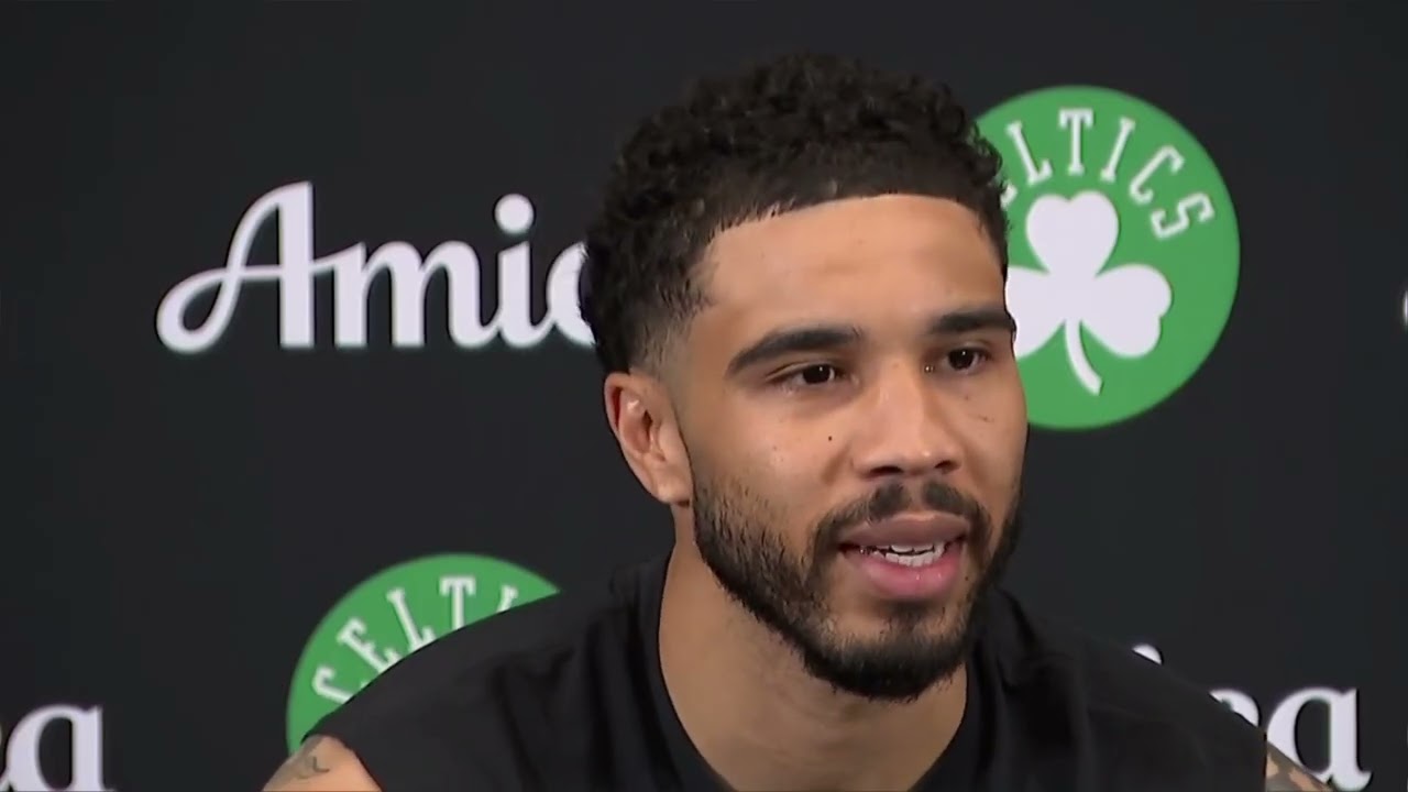 Jason Tatum PostGame Interview | New York Knicks vs Denver Nuggets