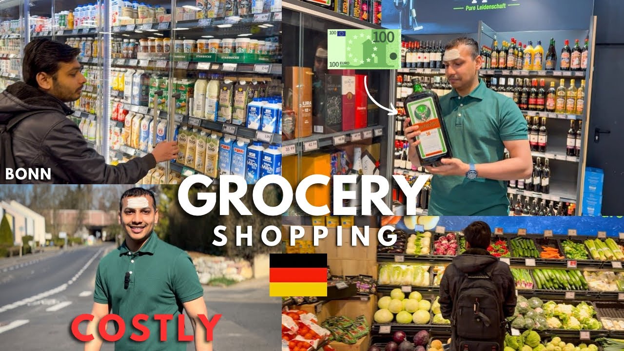 Grocery Shopping In Germany - Quality Of Products Bonn Germany #groceryshopping #cooltarang
