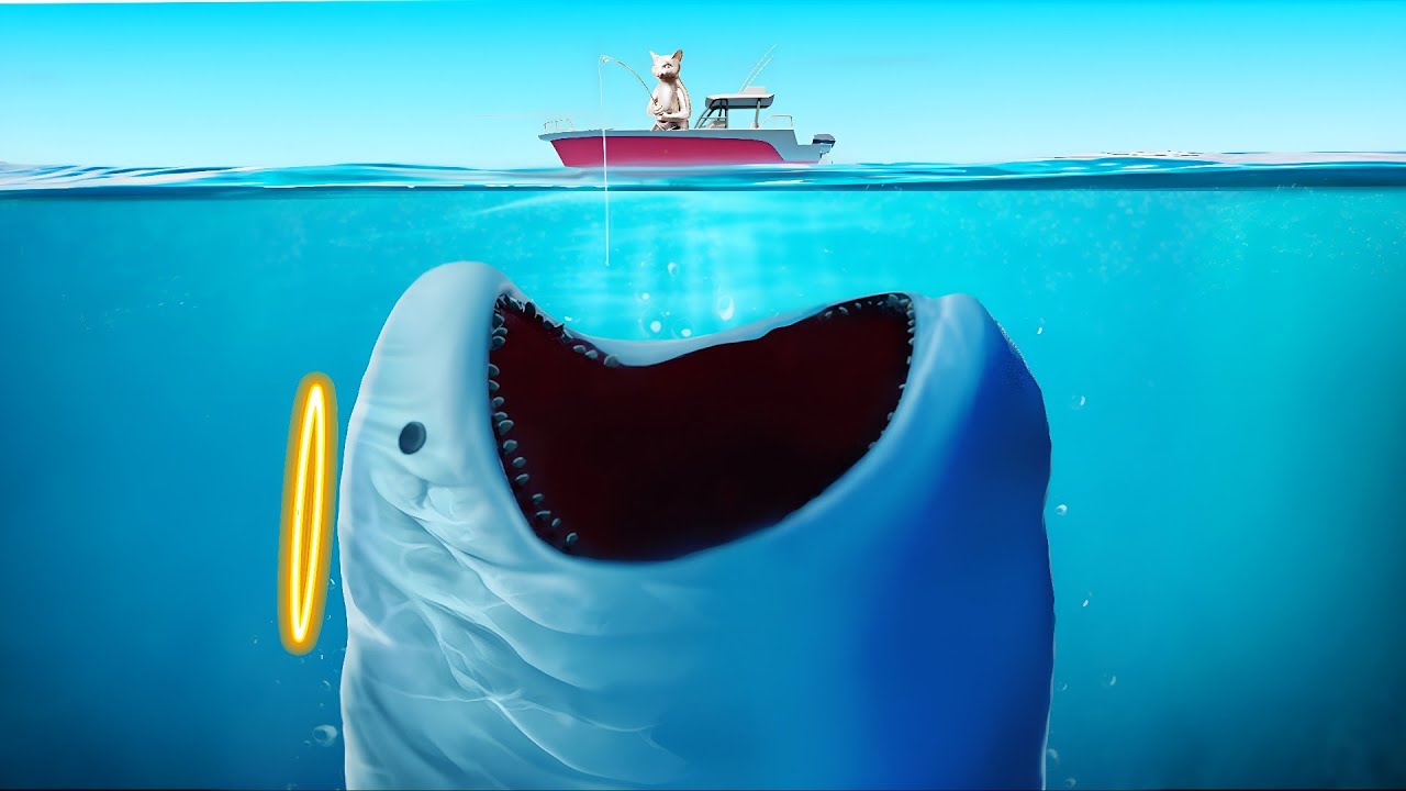 I catch 25,000,000 dollar god fish in cat goes fishing part 9 | rj rock