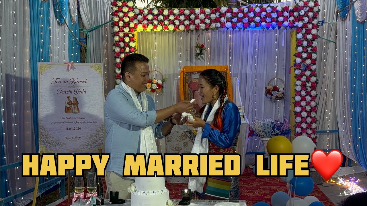 Glimpse of Tibetan Wedding Ceremony// Tenzin kunsel weds Tenzin yeshi// Mundgod// #tibetanvlogger 