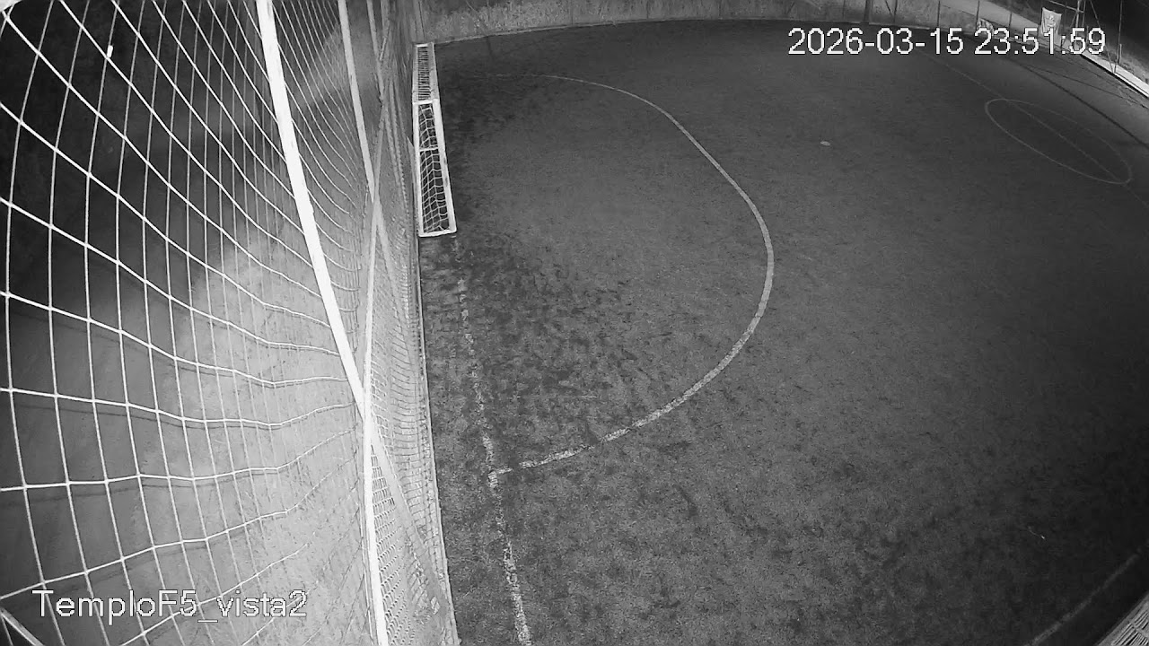 Cancha TemploF5_Vista_2 Templo Futbol 5 Club 15/03/26 inicia 12:01