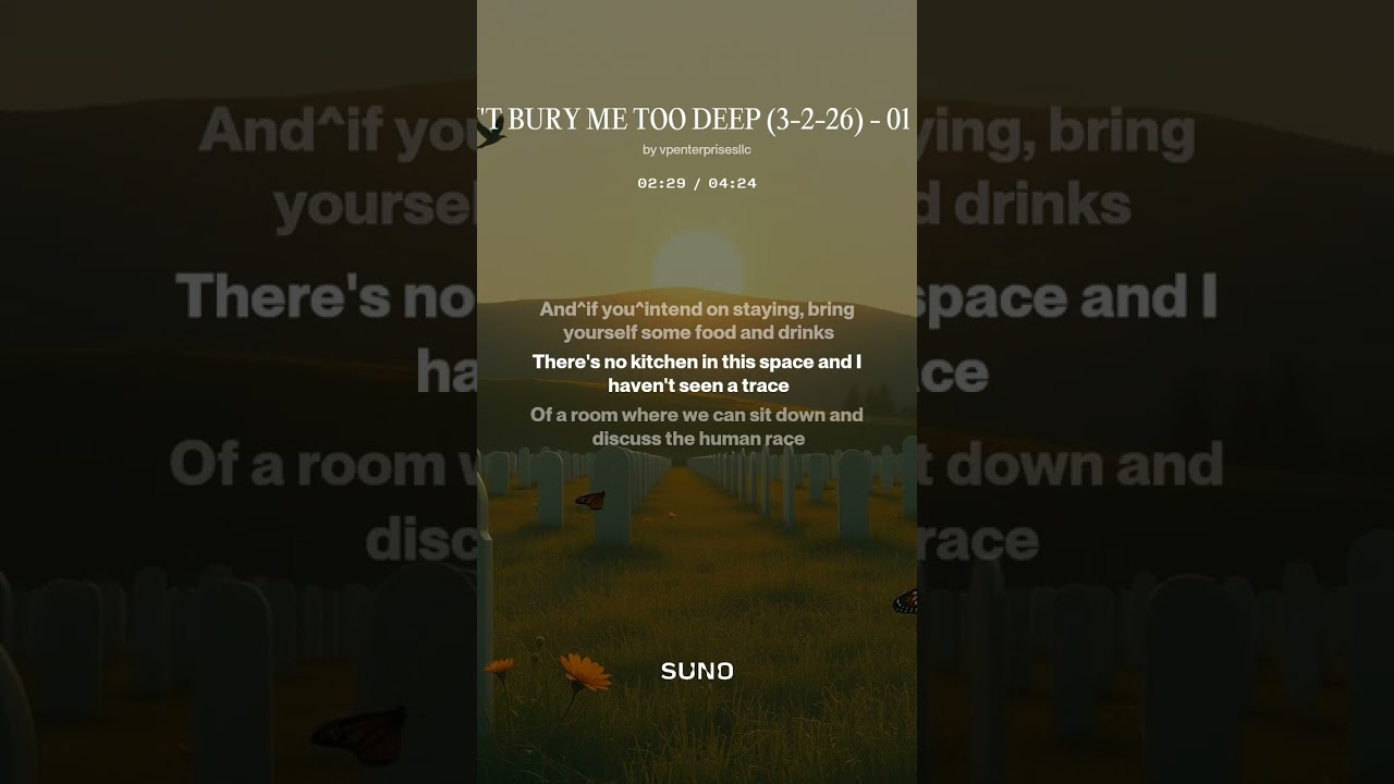 DON'T BURY ME TOO DEEP