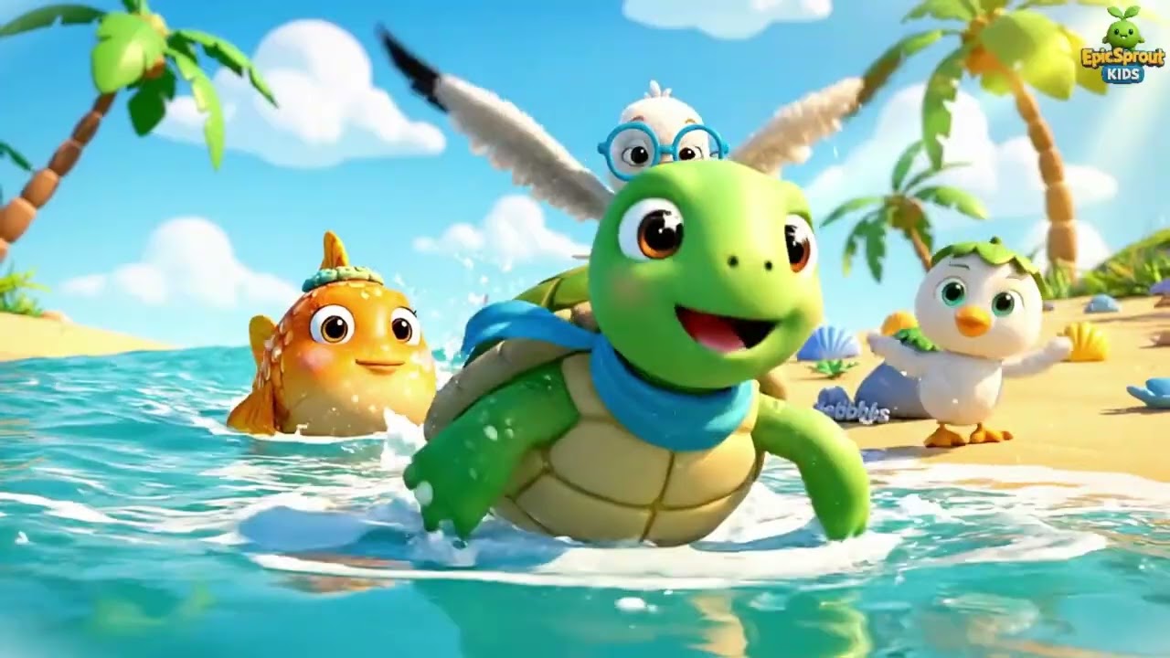 Italian | Il Lungo Viaggio della Tartaruga | Turtle’s Long Journey | kids song