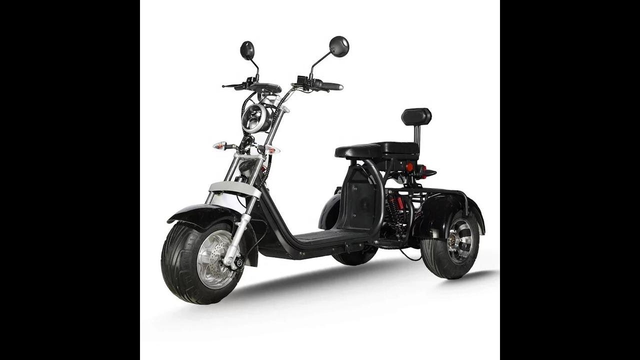 Star-Biker Trike 40Ah, E-Scooter, Elektroroller, 2-Sitzer, E-Chopper