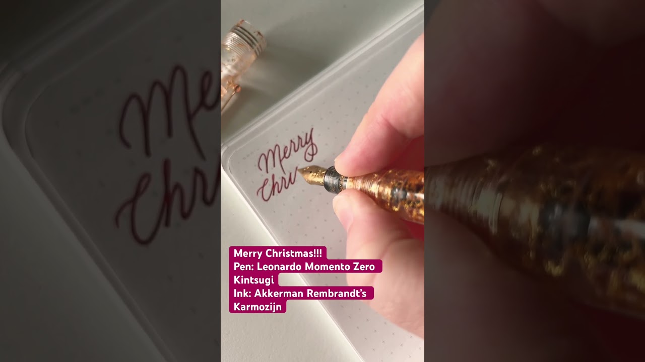 Merry Christmas everyone!! #christmas #calligraphy #foutainpen #handwriting #art #satisfying