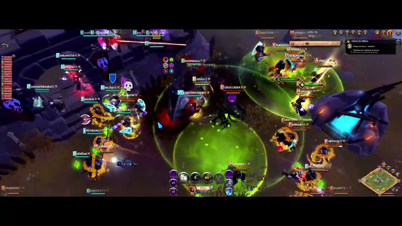 ZvZ POV Maça Pesada/Heavy Mace. V4tos Locos vs Guardianes del Abismo.
