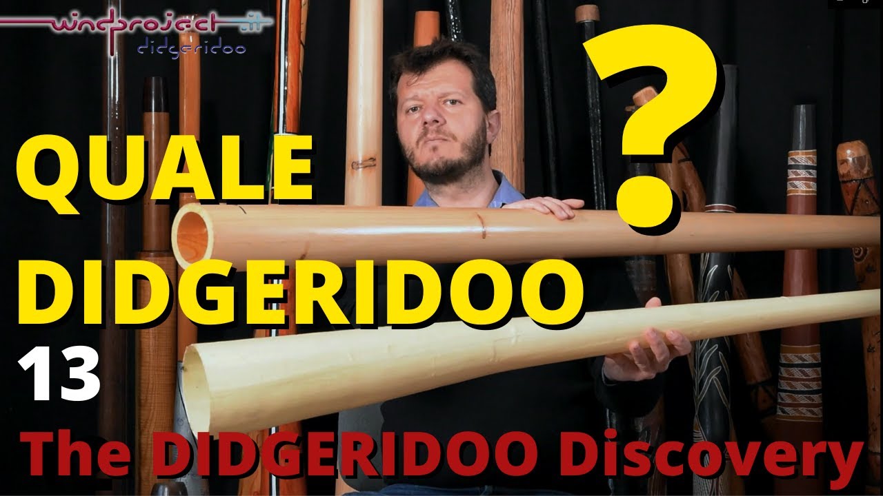 Come scegliere un didgeridoo, nota, materiale, forma, pressione di ritorno, tecniche.