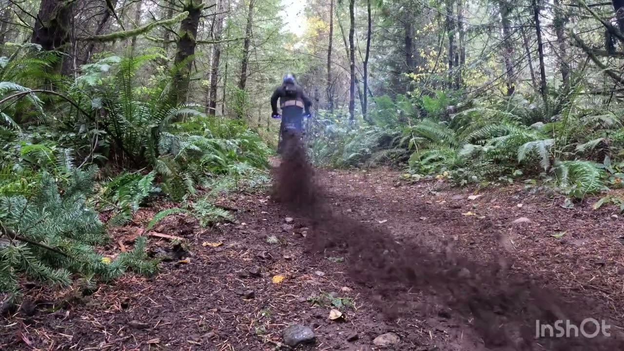 Woods riding yz125x 