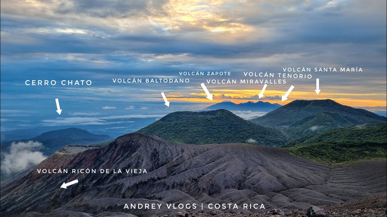 Cráter del Volcán Rincón de la Vieja, Guanacaste Costa Rica 
